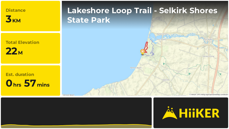 Lakeshore Loop Trail - Selkirk Shores State Park | Oswego County | New