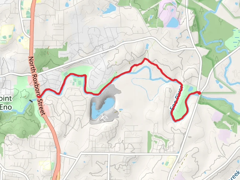 Eno River via River Forest Trail