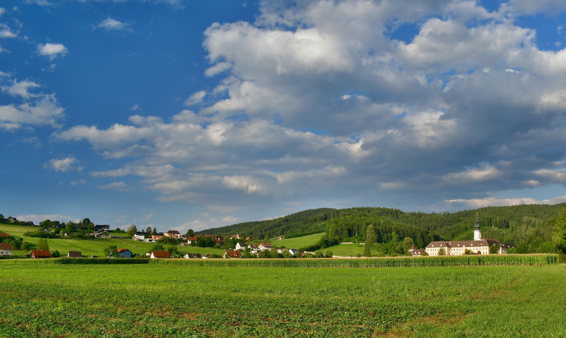 An image depicting the trail Magic Mountain Pfaffenkogel and its surrounding area.