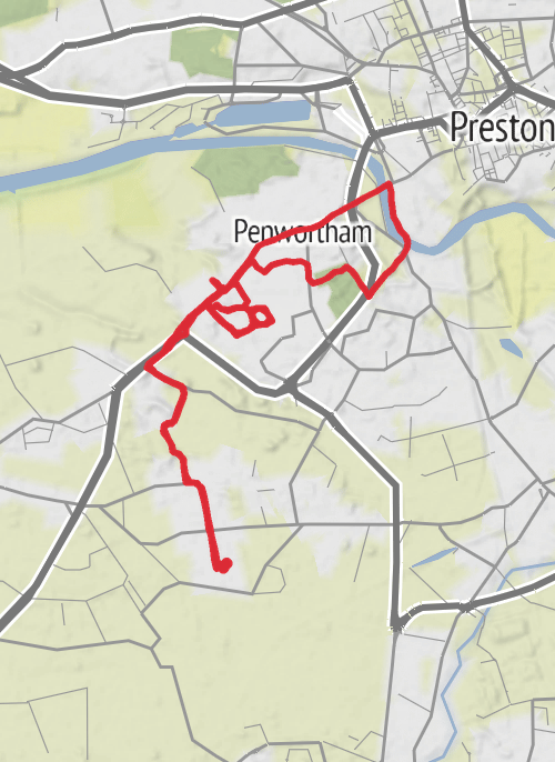 South Ribble Brompton mobile static map
