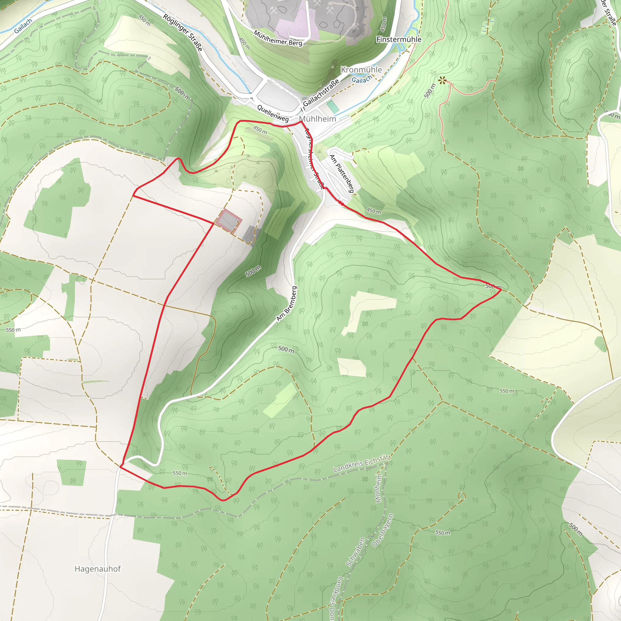Rundweg Moernsheim 4 mobile static map