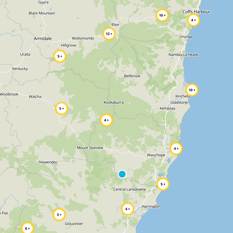 Port Macquarie-Hastings Static Map