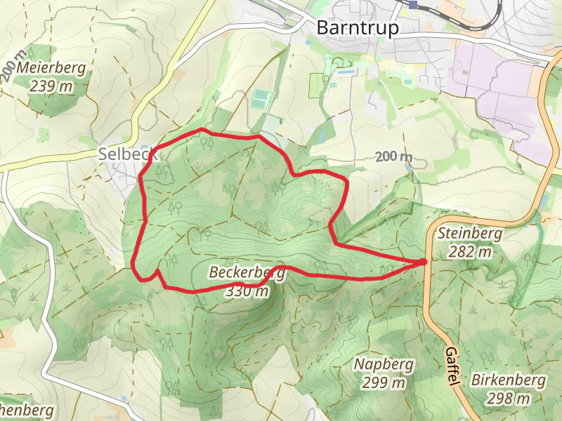 Barntruper Kunstpfad and Nelkenweg