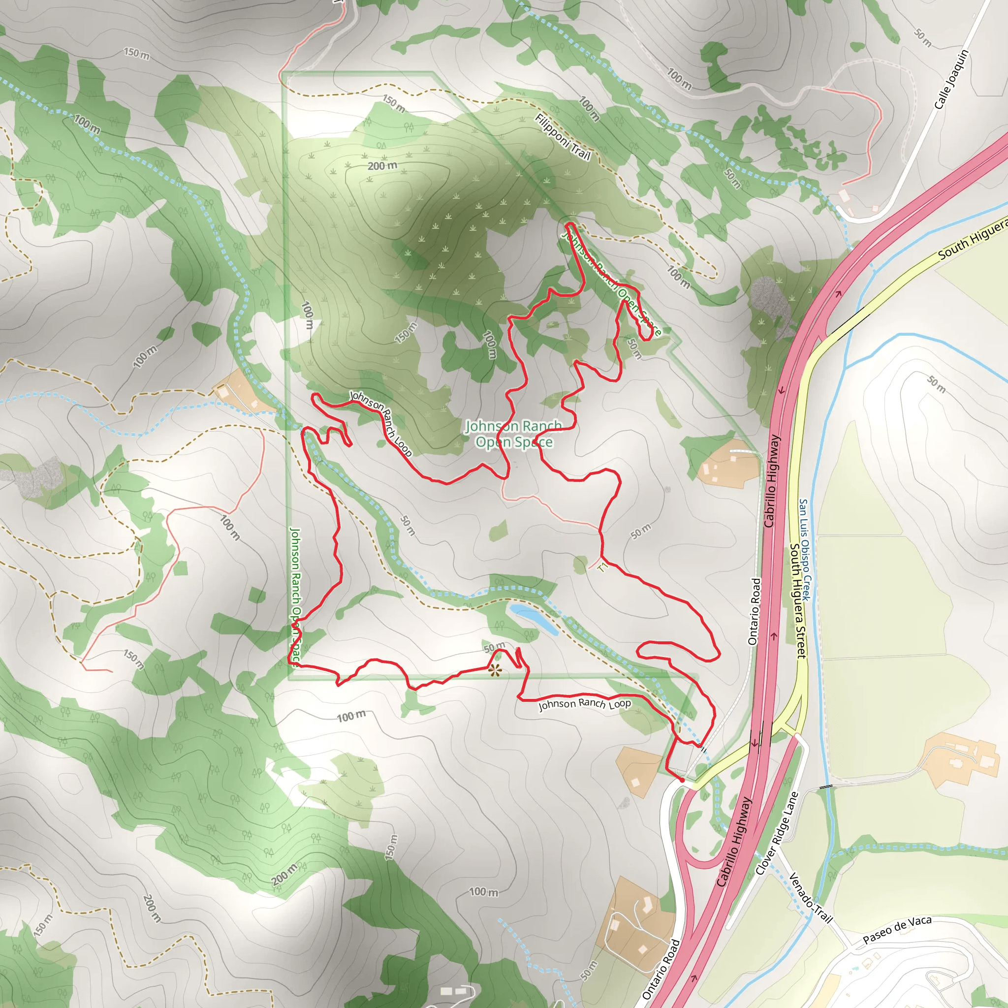 Johnson Ranch Loop mobile static map