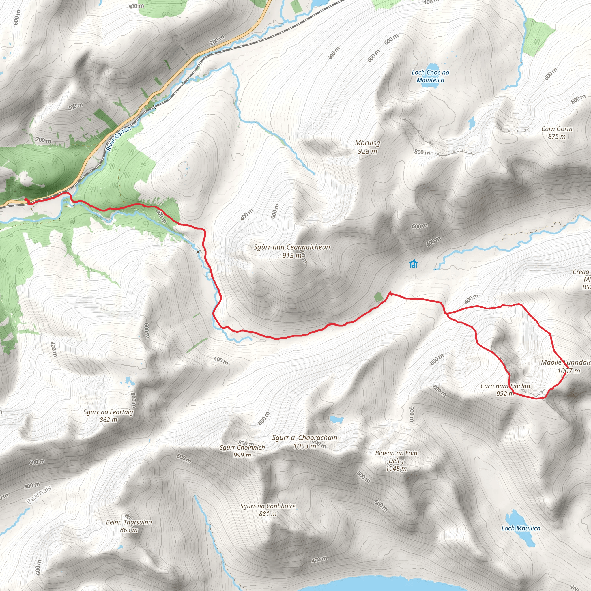 Maoile Lunndaidh mobile static map