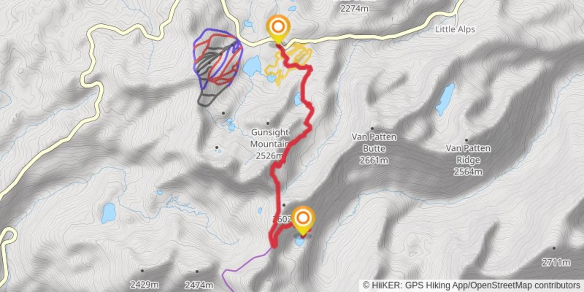 An image depicting the trail Dutch Flat #3 and its surrounding area.