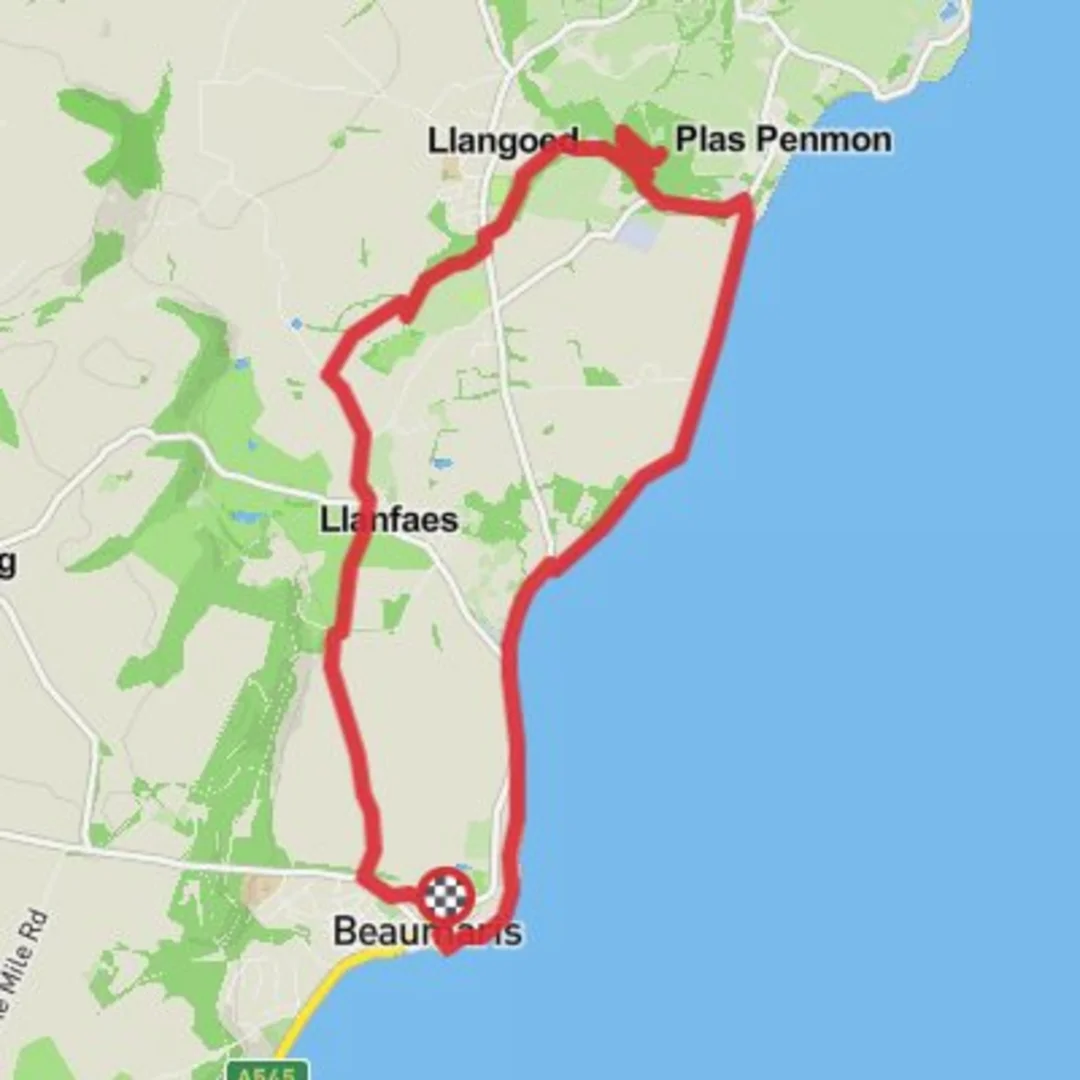 An image depicting the trail Beaumaris and its surrounding area.