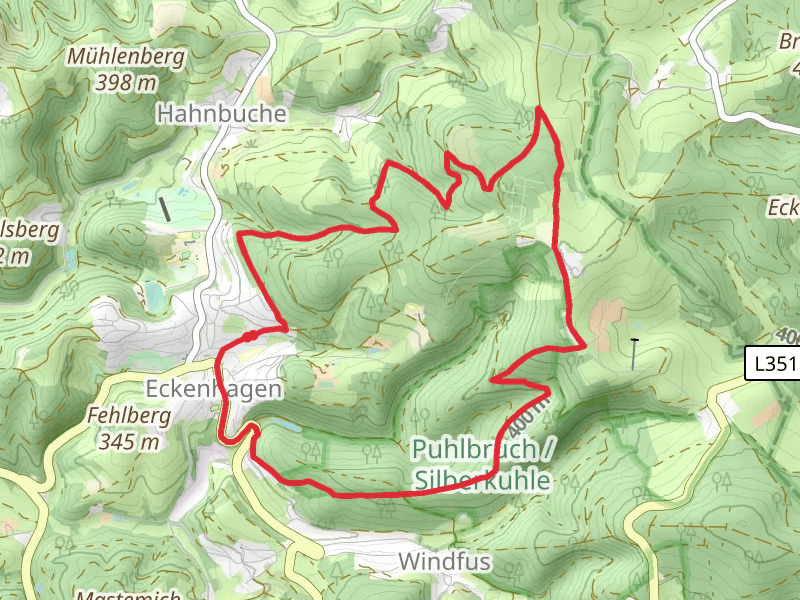 Eckenhagen, Hexentanzplatz and Breselberg Loop