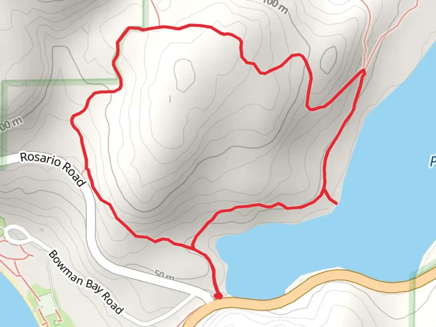 An image depicting the trail Pass Lake Loop and its surrounding area.