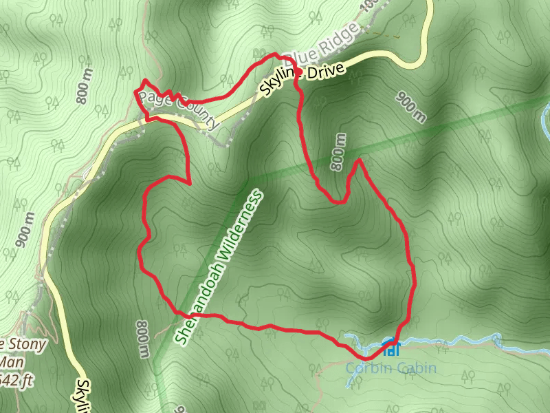 Corbin Cabin Cutoff Trail and Nicholson Hollow Loop Trail