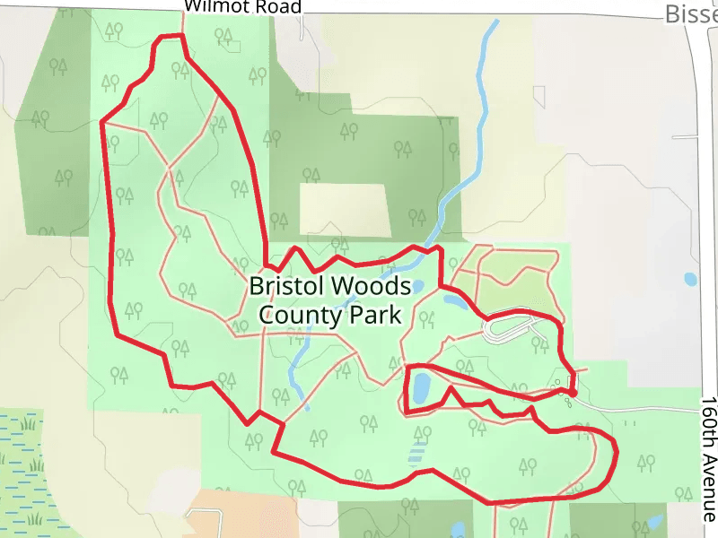 Bristol Woods County Park Loop