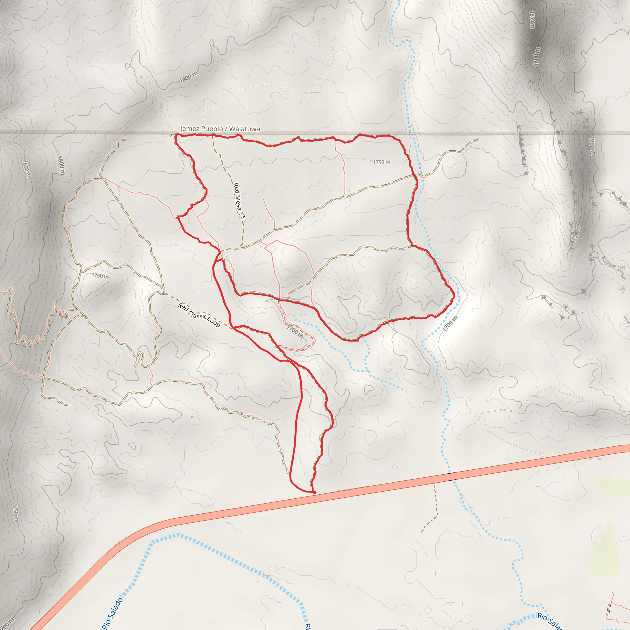 San Ysidro Loop mobile static map