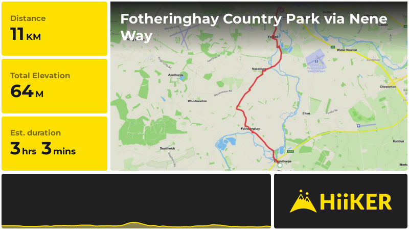 Fotheringhay Country Park via Nene Way | North Northamptonshire | Engl