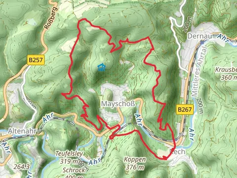 Saffenburgrunde and Altenahr Rundweg Loop