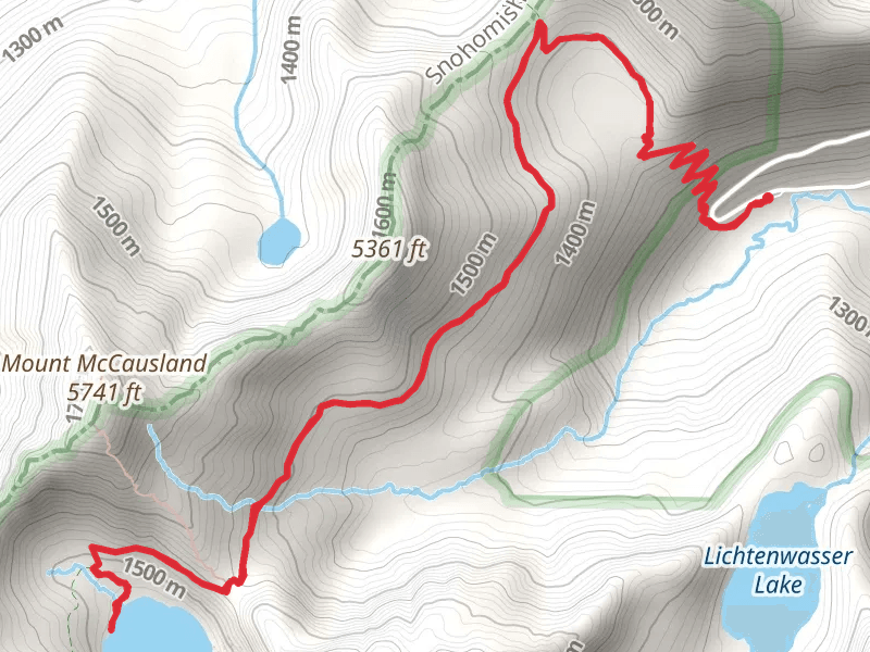 Lake Valhalla via PCT