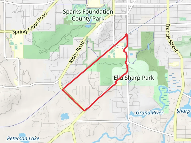 Ella Sharp Park Golf Course Loop