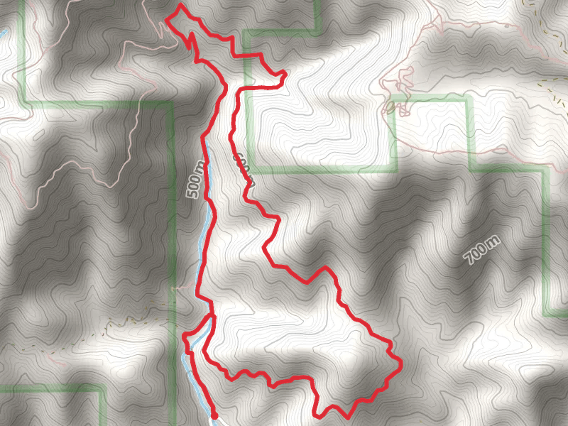 Romero Creek via Romero Trail