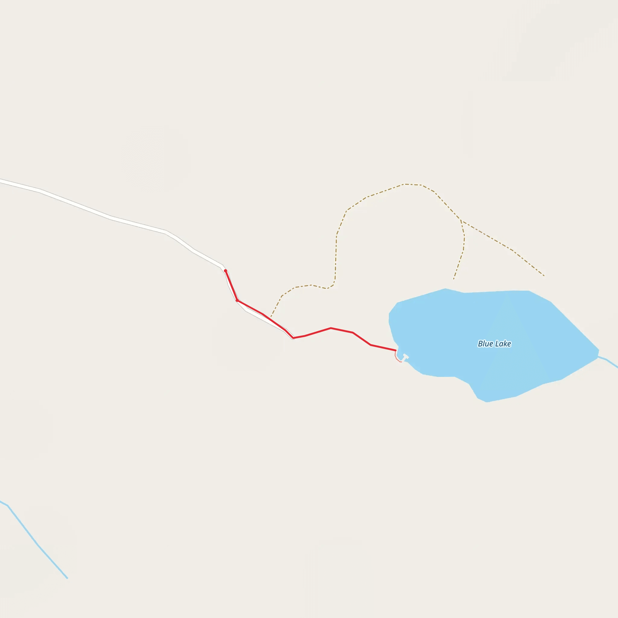 Blue Lake mobile static map