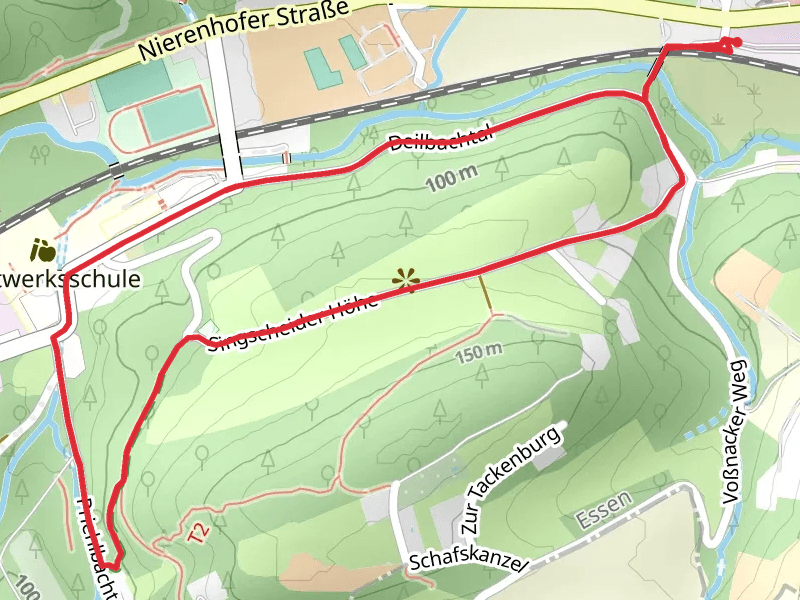 Hundebrücke via Deibachtal