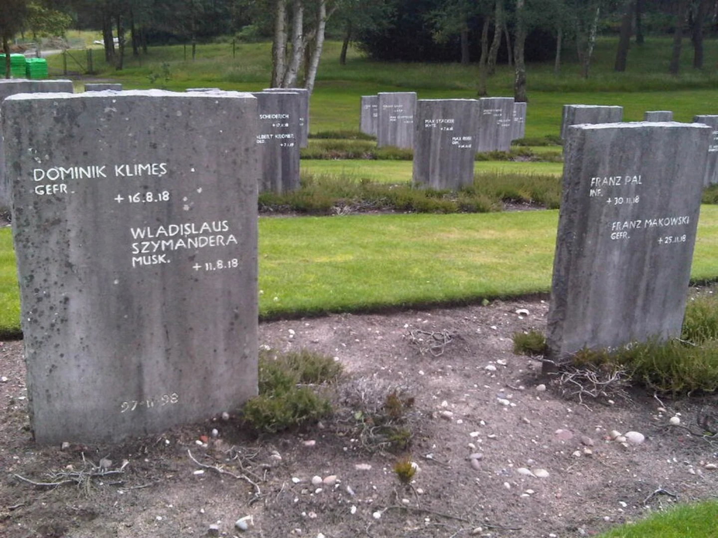 An image depicting the trail Cannock Chase Country Park and German War Cementary and its surrounding area.