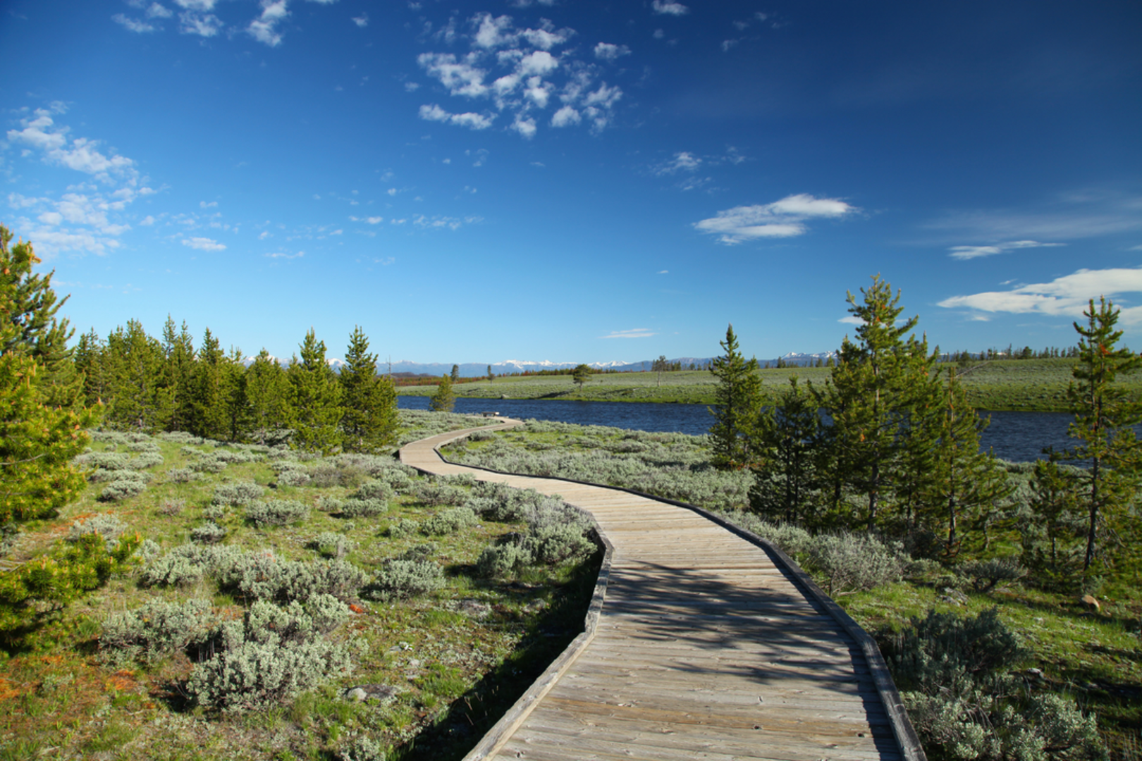 An image depicting the trail Two Ribbons Trail and its surrounding area.