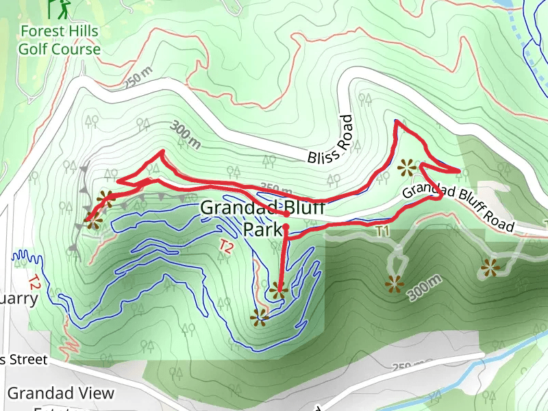 Compass - South and Grandad Bluff Loop
