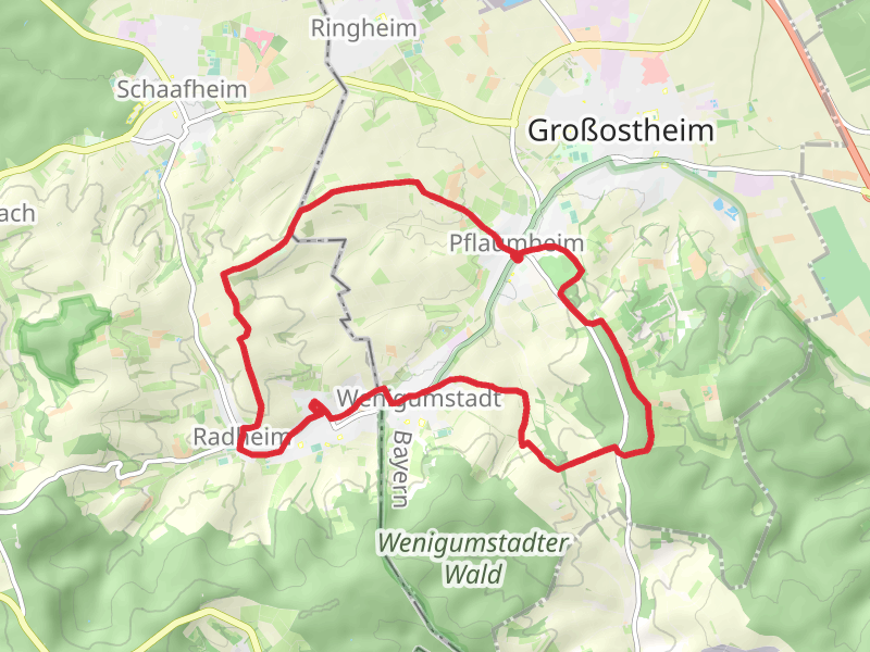 Pflaumheim and Wenigumstadt Loop