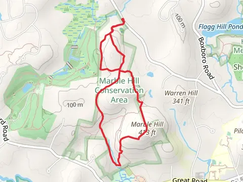 Marble Hill via White and Yellow Trail