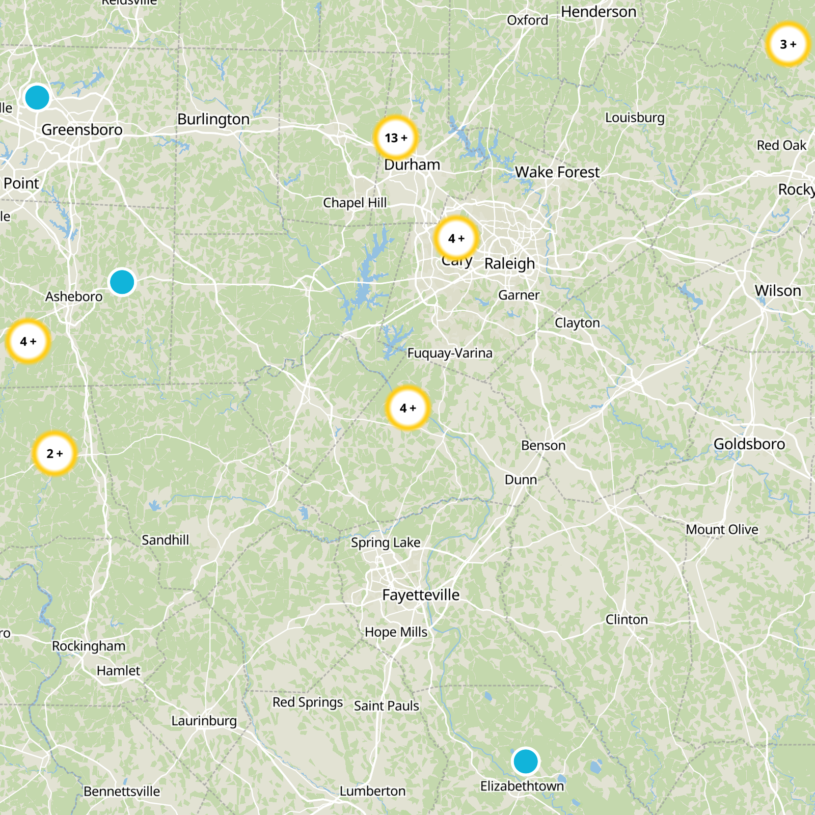 Harnett County Static Map