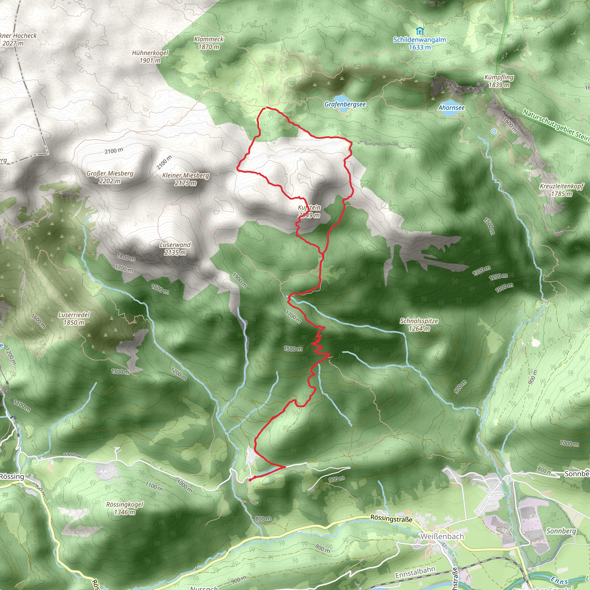 Kufstein Summit Tour mobile static map