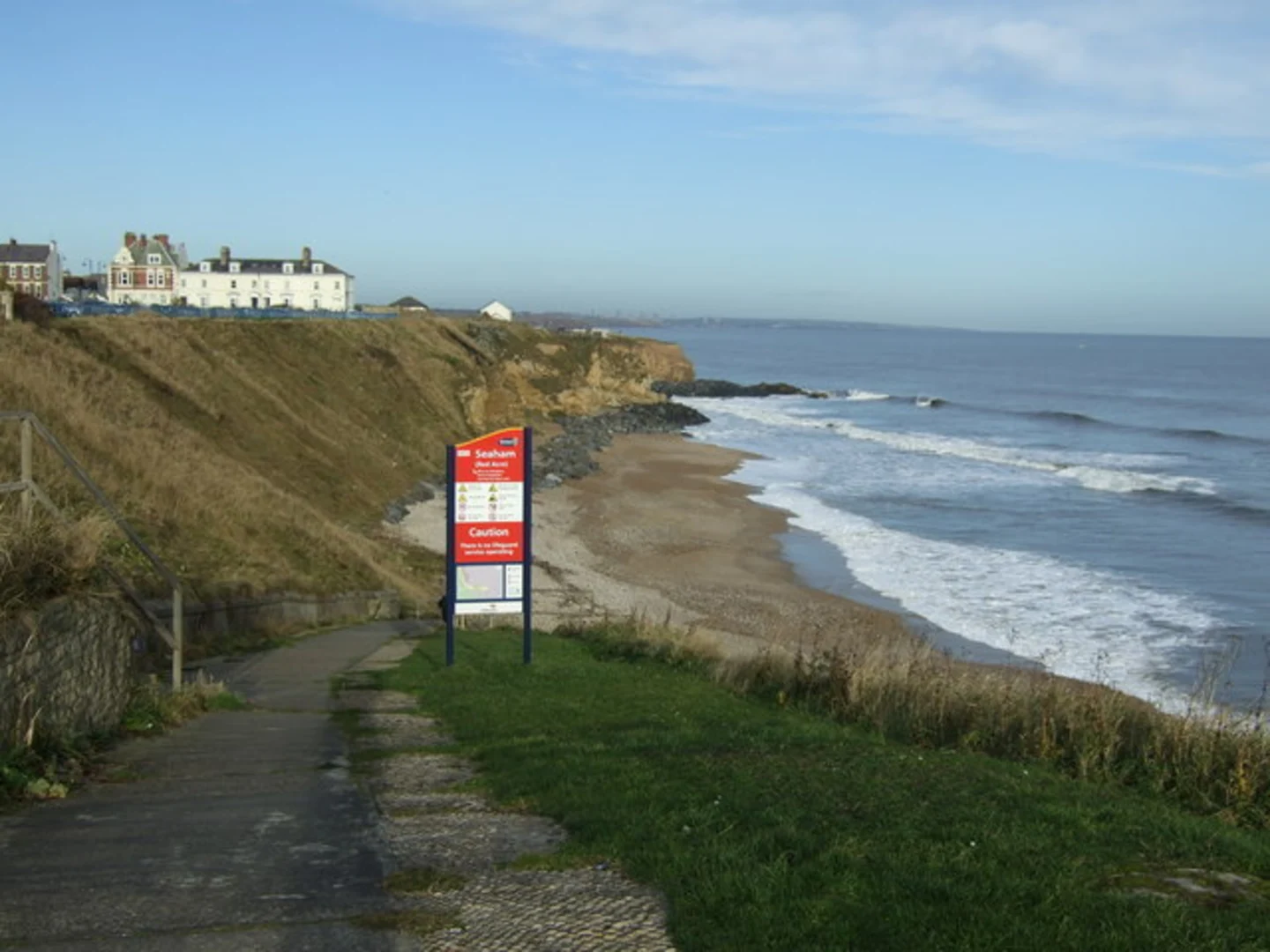 An image depicting the trail Seaham Walk and its surrounding area.