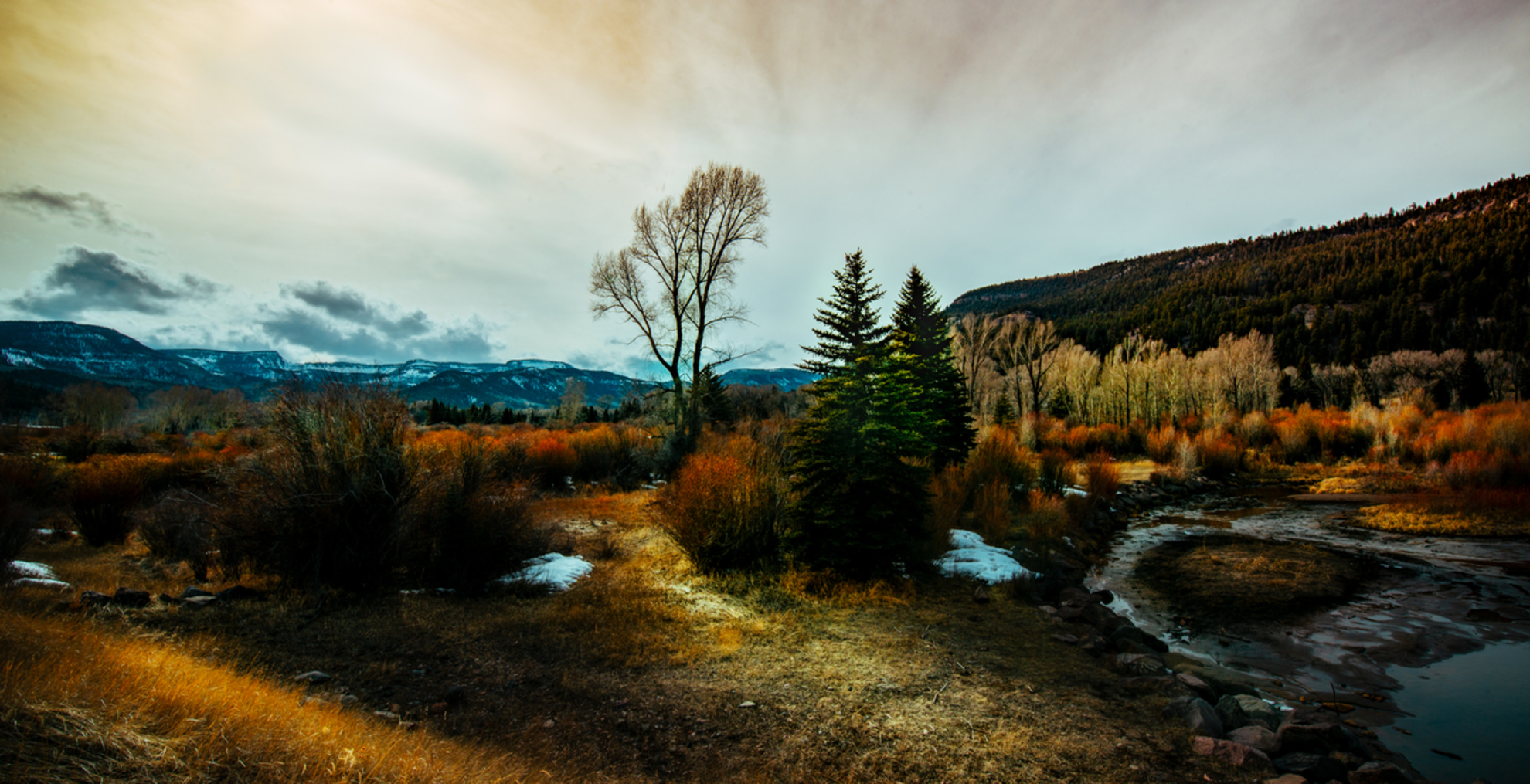 An image depicting the trail Roaring Gulch Trail and its surrounding area.