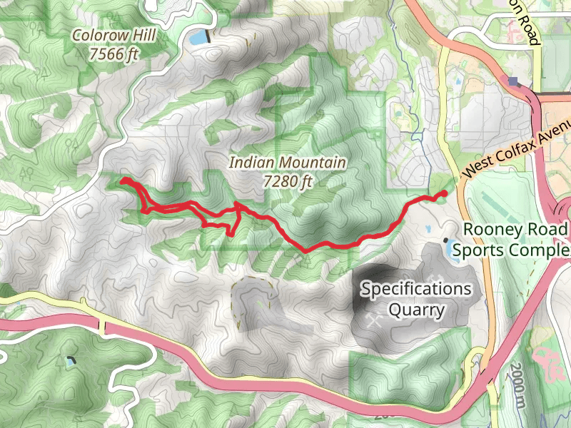 Argos, Enchanted Forest and Apex Loop Trail