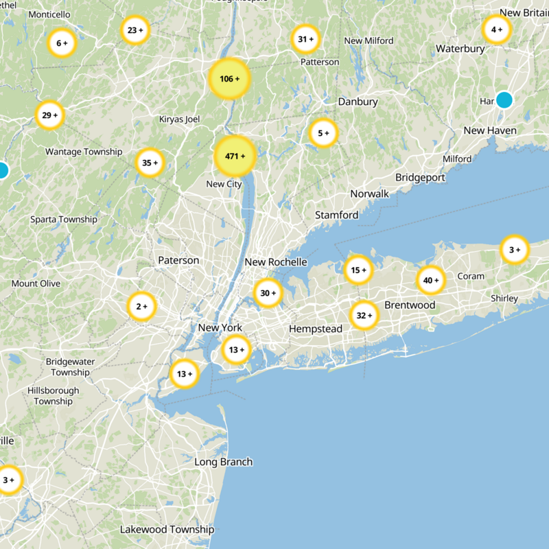 Bronx County Static Map