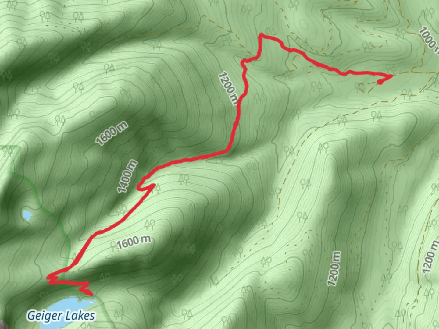Geiger Lake via Fourth of July Trail | Lincoln County | Montana