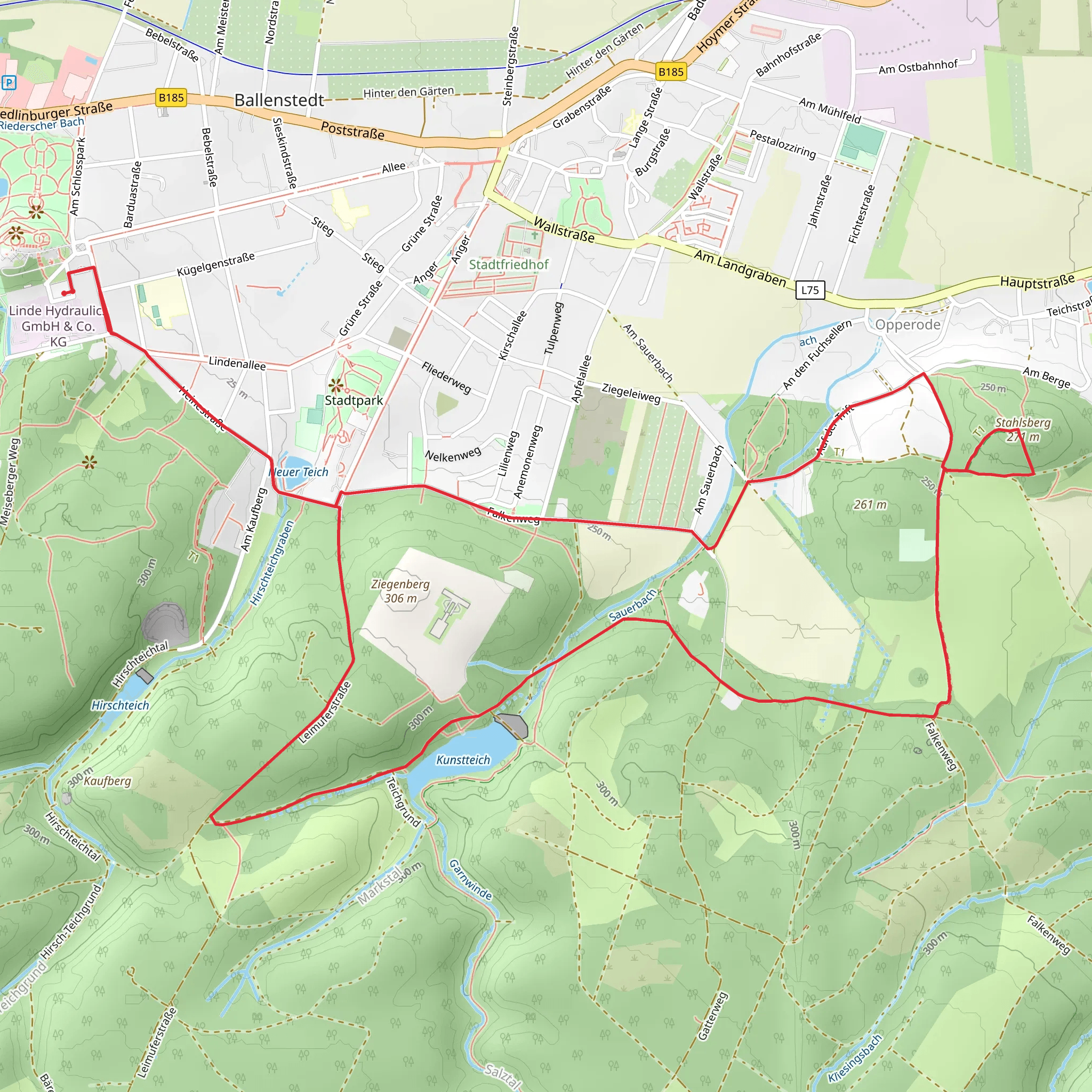 Kunstteich via Selketal Stieg mobile static map