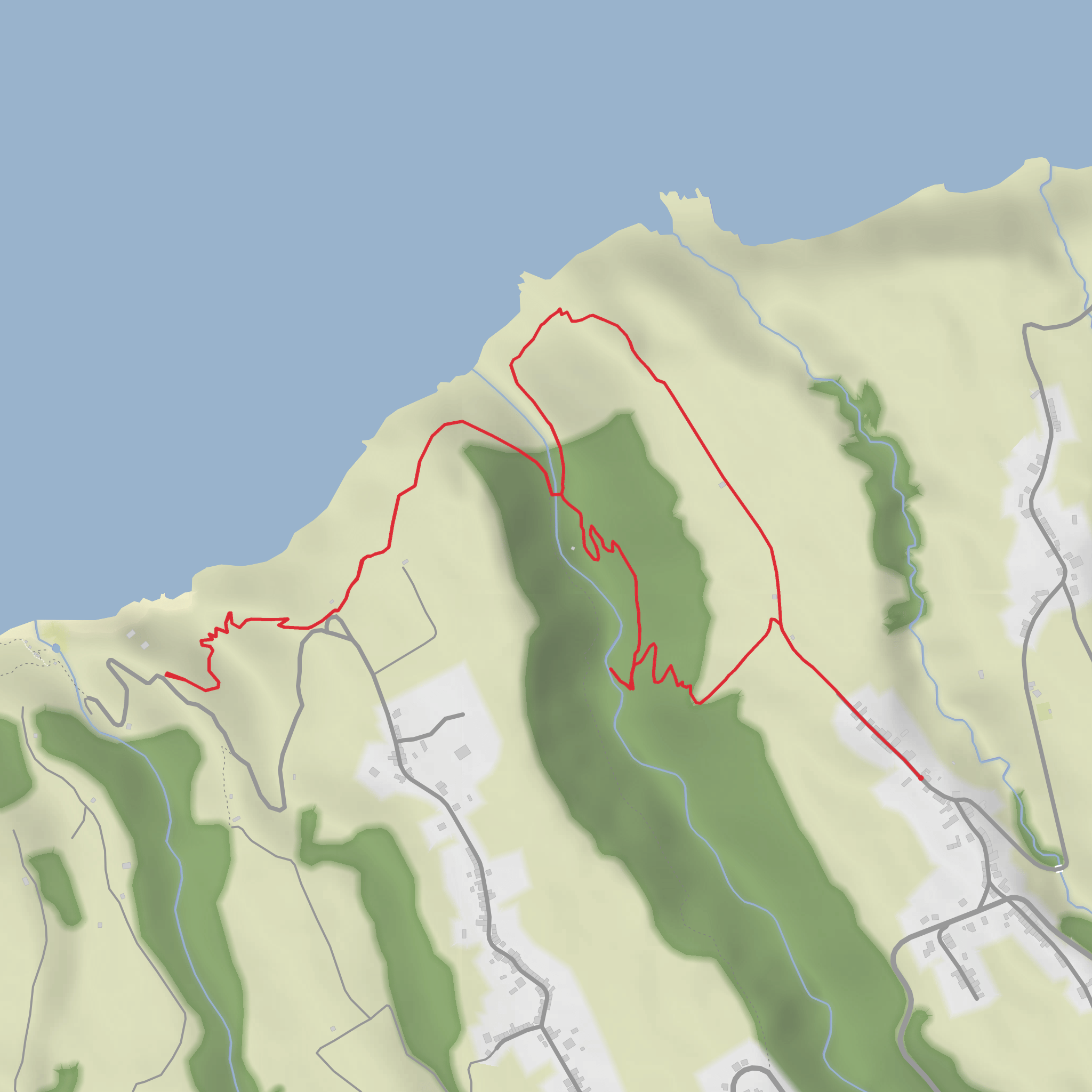 Crim's Watermills, Miradouro do Eira and Miradouro Tio Domingos Loop mobile static map