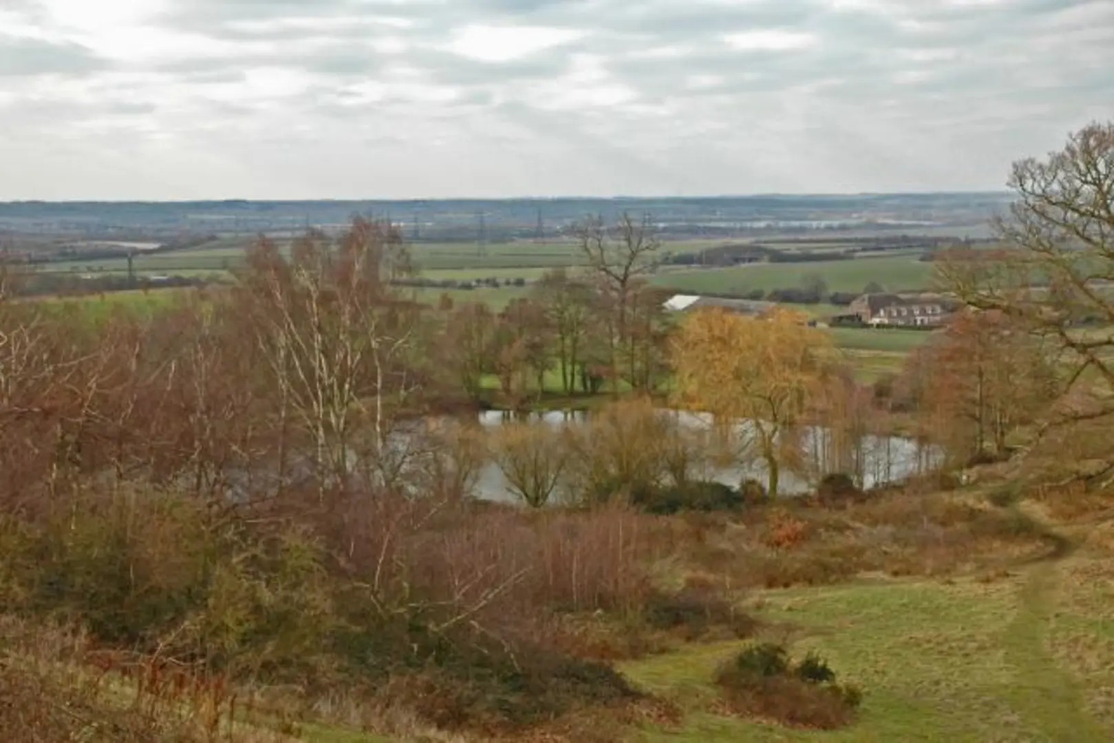 An image depicting the trail Ampthill Loop and its surrounding area.