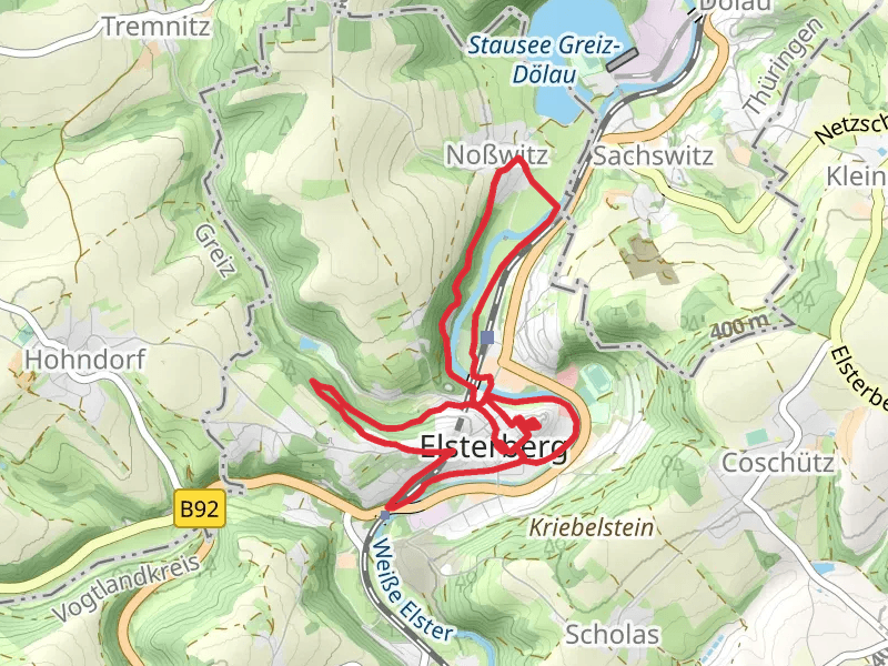 Weiße Elster via Waldbadpromenade