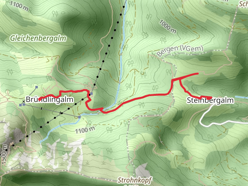 Hocherbalm and Steinbergalm Walk via Wanderweg 8 Hochfelln