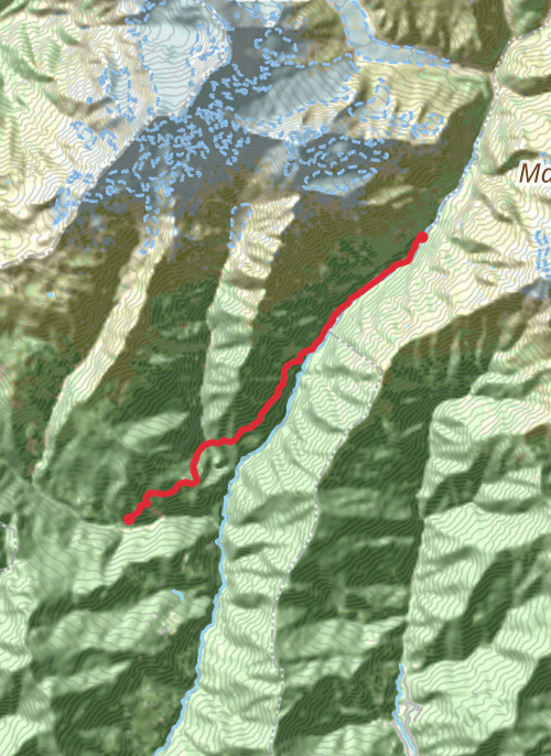 Ghandruk Hiking mobile static map