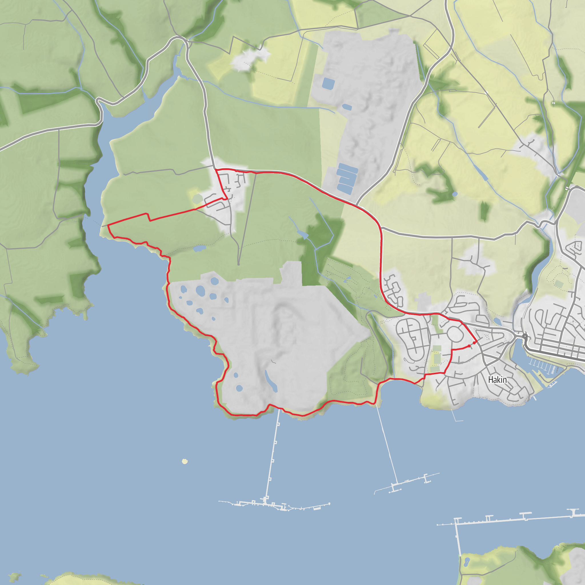 Gelliswick Bay, South Hook Point and Sandy Haven Loop mobile static map