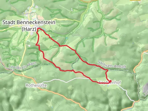 Harzklub Weg and Bergwiesen Lehrpfad