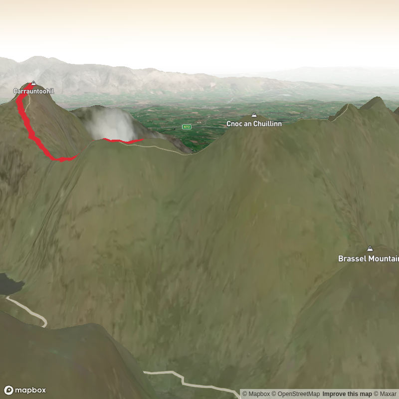 Carrauntoohil via The devil's ladder and zig zags