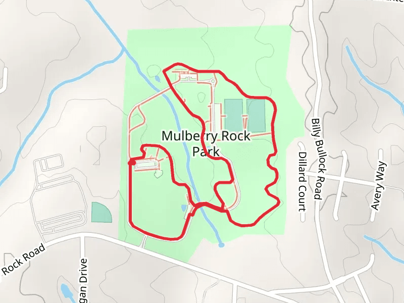 Mulberry Rock Park Loop