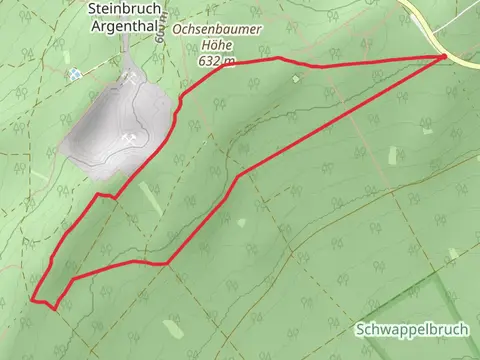 Ochsenbaumer Höhe and Trekkingcamp Ochsenbaumer Höhe Loop