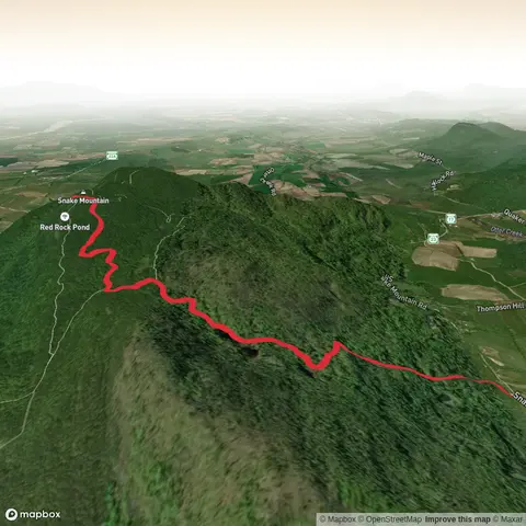 Snake Mountain via E Trail and Summit Trail