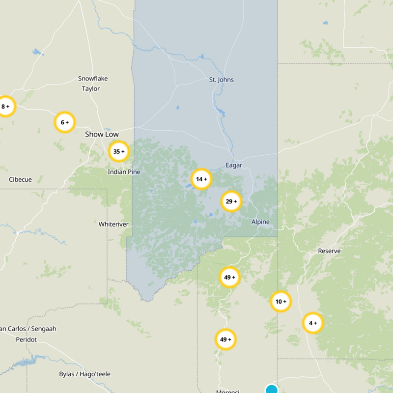 Apache County Static Map