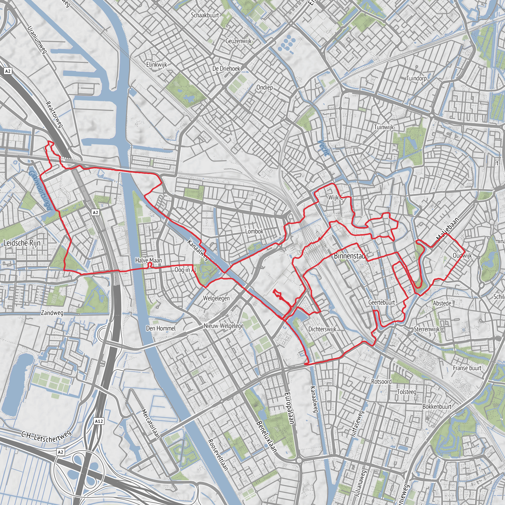 ALS Sunrise Walk mobile static map