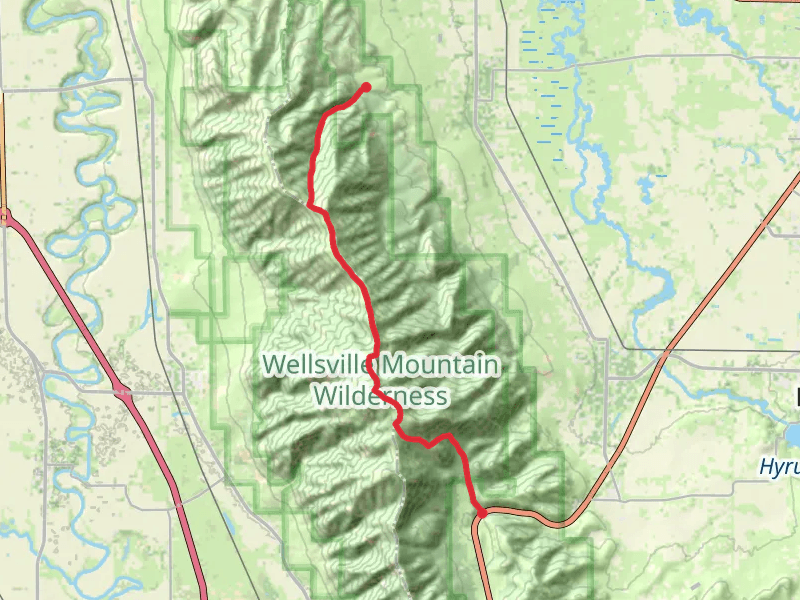 Deep Canyon, Stewart Pass and Rattlesnake Canyon Trail